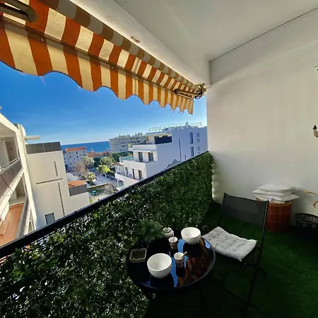 Sur Mer- 2p Avec Vue Mer, Clim Appartement Cagnes-sur-Mer